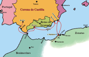 Primera campaña de Pero Niño contra los piratas. (Fuente: Wikipedia)