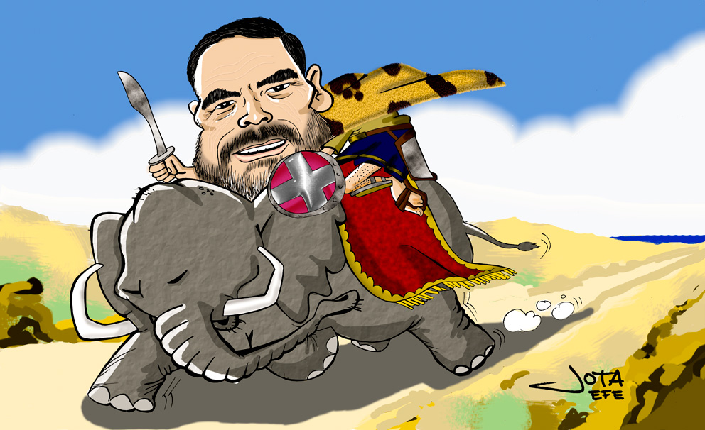 Por allí se va al Puerto de la Cadena. Al ataquerrrrr, que diría el gran Chiquito de la Calzada.