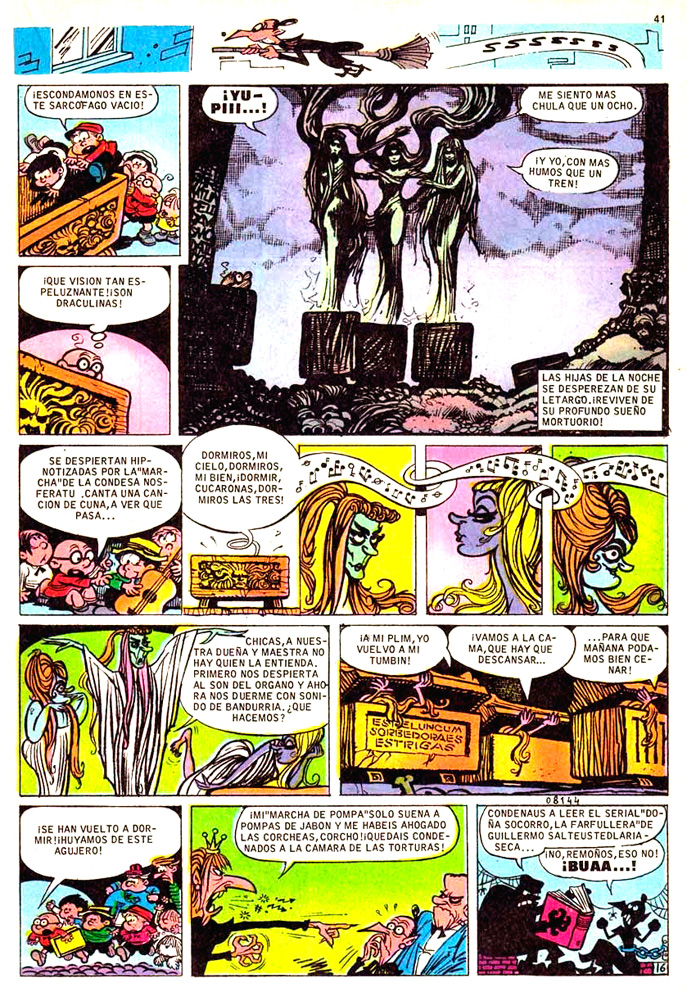 Primera aparición de las "excesivamente sexys" Hijas de la Noche.