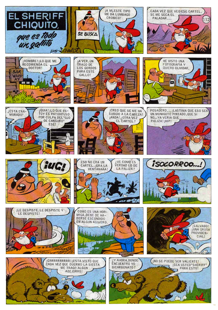 El Sheriff Chiquito, que es todo un gallito.