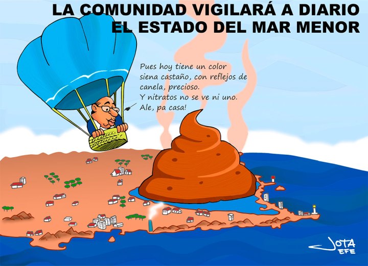 El Mar Menor, bajo estricto control.